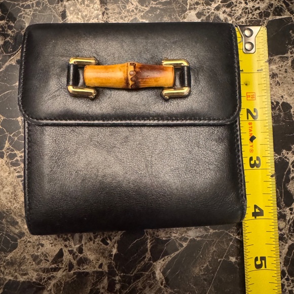 Gucci Bamboo trifold vintage wallet - Picture 10 of 11
